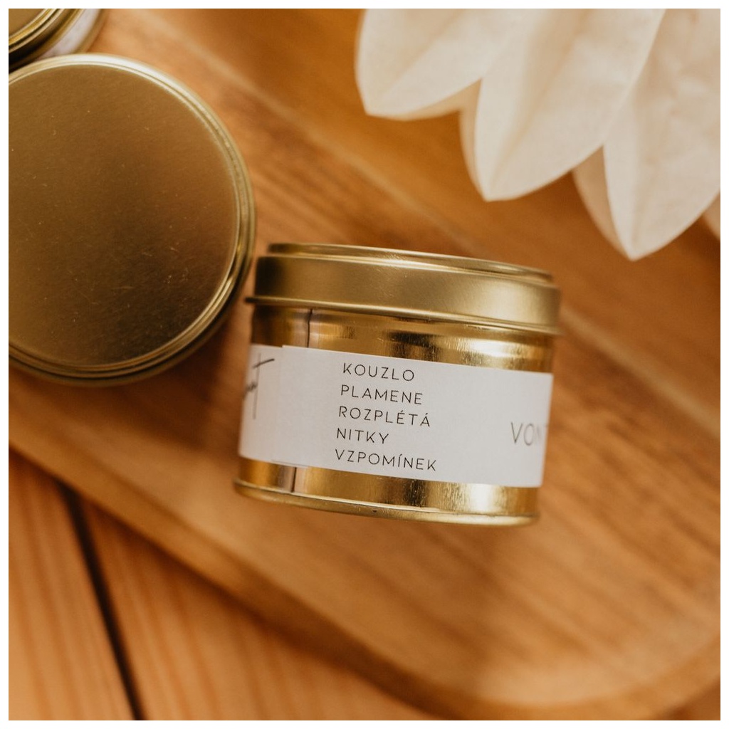 Pačuli & Rybíz & Bergamot | Svíčka v plechovce