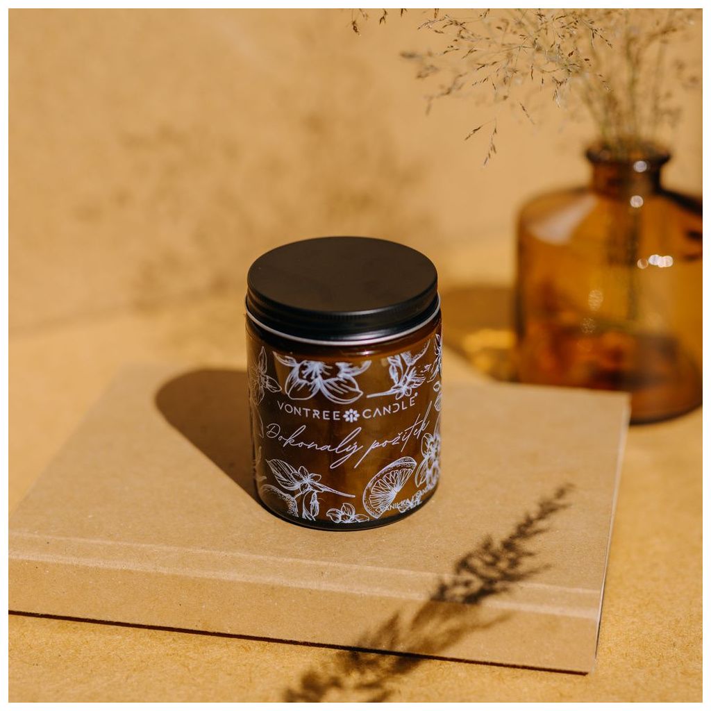 Vanilka & Santal & Citrus | Přírodní sójová svíčka | 180ml