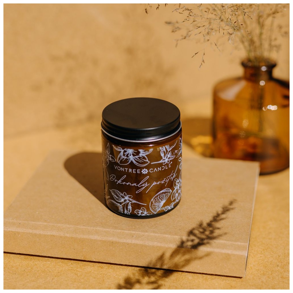 Vanilka & Santal & Citrus | Přírodní sójová svíčka | 180ml