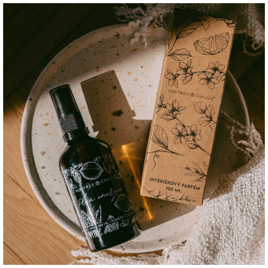 Bytový sprej | Pomeranč & Zázvor | 100 ml